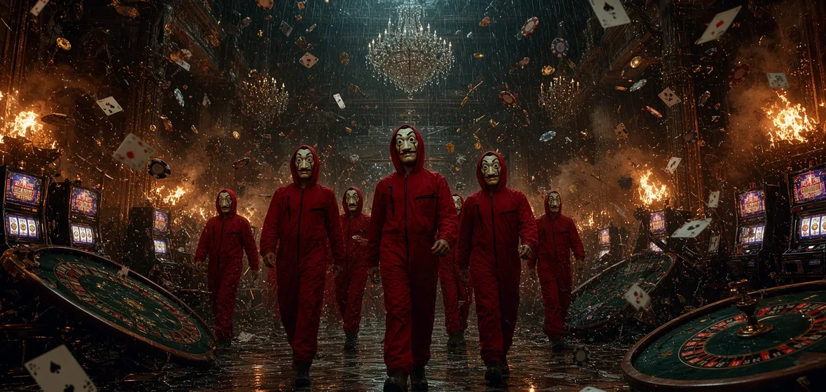 Herní lobby Netflix Casino s automaty a živými stoly na mobilu i desktopu